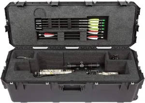 SKB iSeries Crossbow Case, Hard Shell Bow Storage, 10 Point Vapor RS470, Black