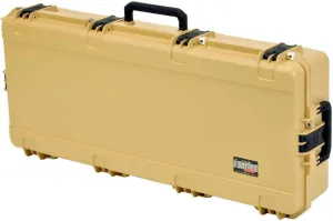 SKB iSeries Double Bow/Short Rifle Case, Tan, Durable Waterproof Design, Secure Latches (3i-4217-DB-T)