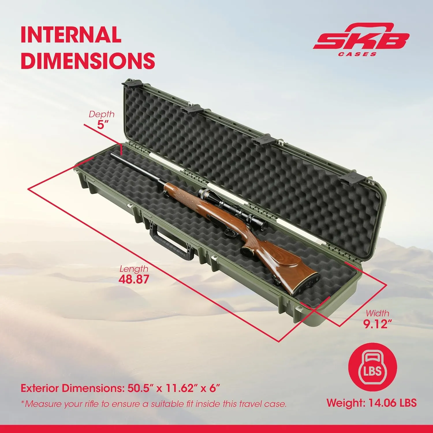 SKB iSeries Single Rifle Case
