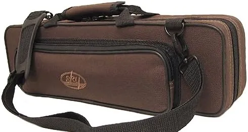 Sky "C" Flute Lightweight Case with Shoulder Strap (Coffee Brown)