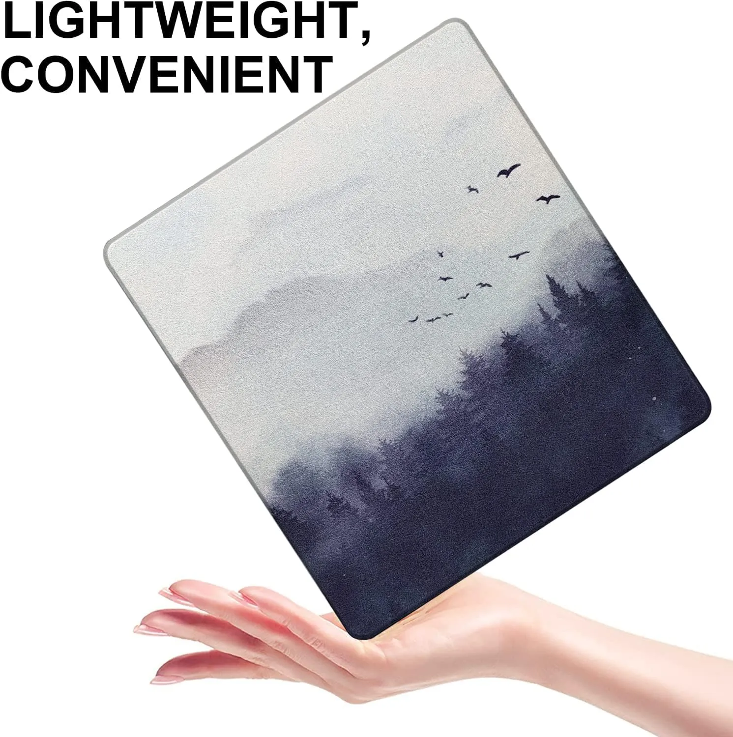 Slimshell Case for 10.2 Inch Kindle Scribe PU Leather Lightweight Cover with Auto Sleep Wake for Kindle Scribe (2022/2024 Released) with Pen Holder (Misty Forest)