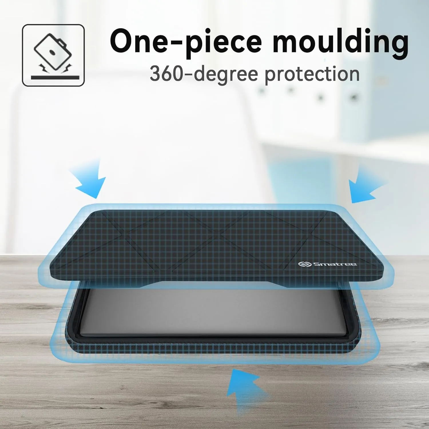 Smatree Hard EVA Protective Sleeve Case Compatible for 14 inch HP Laptop 14/14t/14z, EliteBook 840 G8, Elite mt645 G7 Mobile Thin Client, Anti-Shock and Waterproof Notebook Bag (X8243)