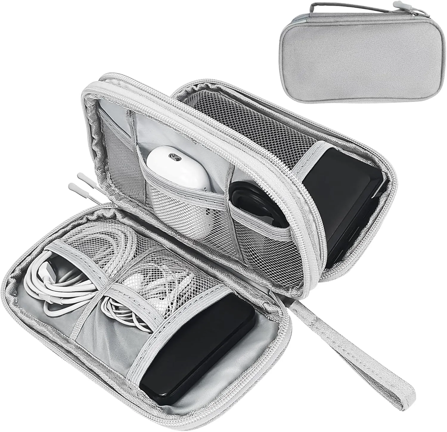 SMONT Versatile Travel Organizer Durable Tech Bag with Built in Cord Organizer Travel Features The Ideal Travel Cord Organizer to Keep You Connected Anywhere Cable Organizer Bag Gary