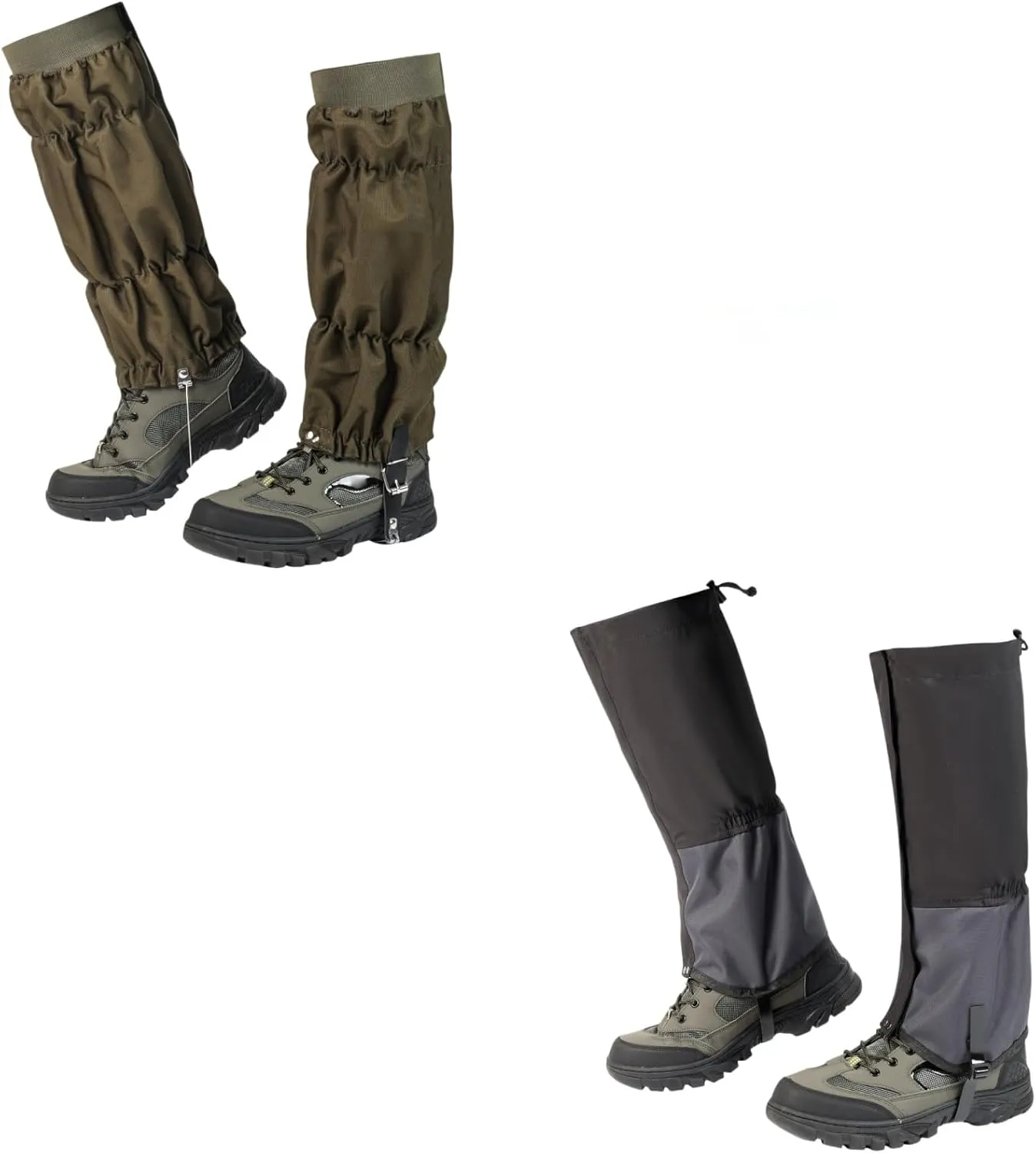 Snake Gaiters for Hunting Boots Durable Snake Guards Snake Gaiter Leggings for Men & Women Snake Bite Protection for Lower Legs Snake Proof Gaiters Adjustable Gaiters for Hiking Boots Waterproof