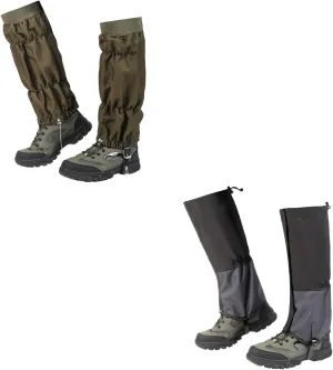 Snake Gaiters for Hunting Boots Durable Snake Guards Snake Gaiter Leggings for Men & Women Snake Bite Protection for Lower Legs Snake Proof Gaiters Adjustable Gaiters for Hiking Boots Waterproof