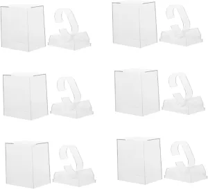 SOIMISS 6pcs Watch Display Boxes Storage Holder Organizer for Watch Collection Display