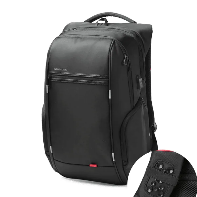 Solid Polyester  Waterproof Laptop Backpacks