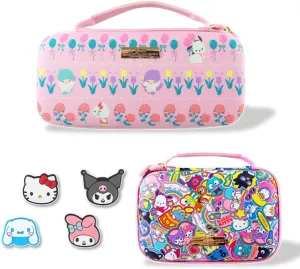 Sonix x Sanrio Nintendo Switch Thumb Grips (Hello Kitty & Friends)   Carrying Case (Hello Kitty and Friends Retro Vibes)   GameCard Case (Hello Kitty & Friends Stickers)