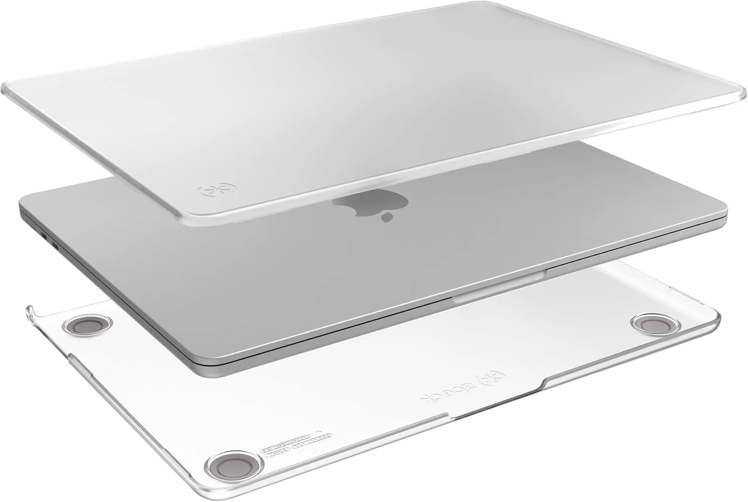 Speck Products MacBook Air M2 (2022) Smartshell (Clear/Clear/SweaterGrey)