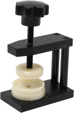 Spiral Watch Case Press Tool Precision Fitting Remover for Back Covers Durable Design for Watch Repair Professionals Essential Watchmaker Equipment Black Finish