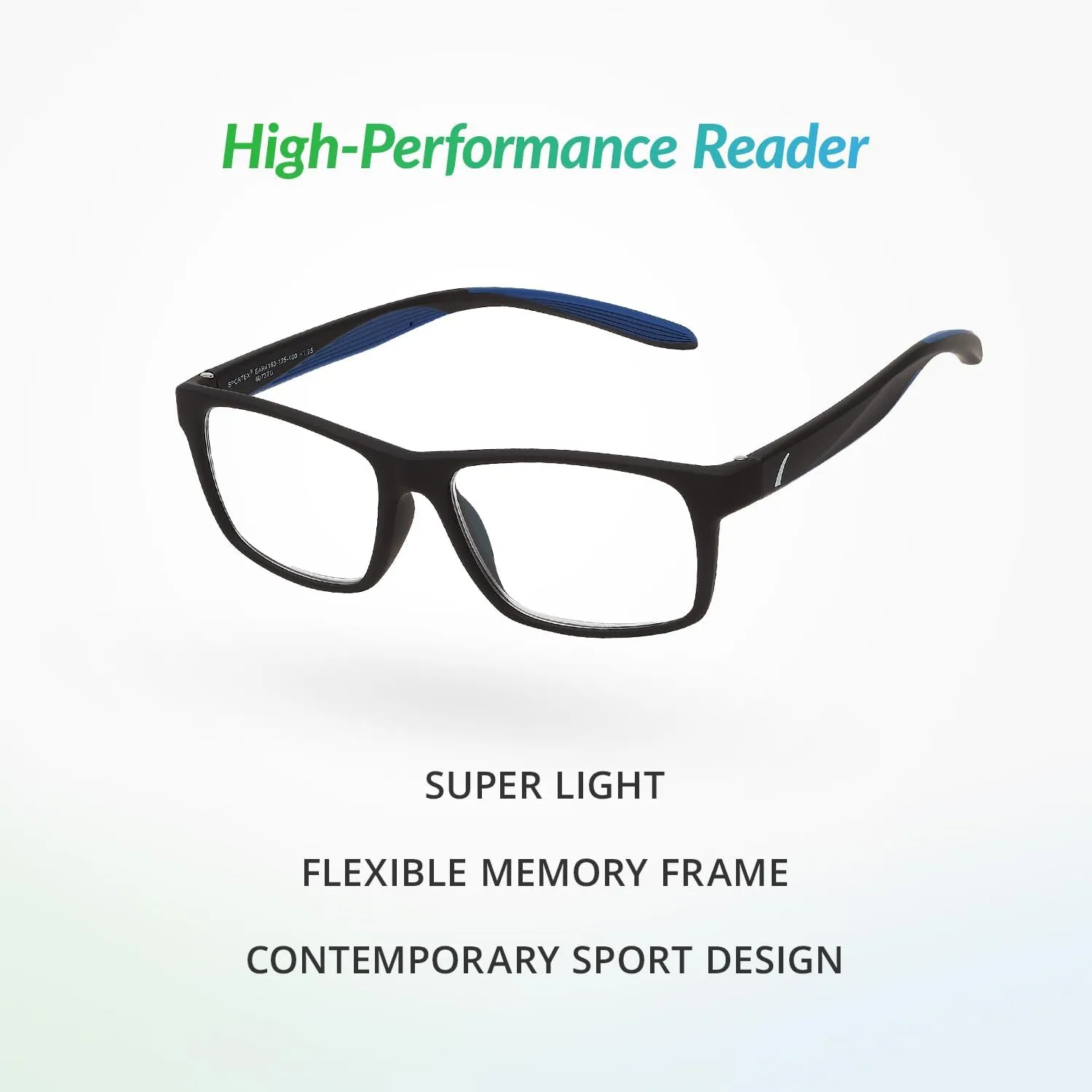 SPORTEX SAV Men's AR4163 Reading Glasses - Flexible, Durable, Lightweight, High-Performance Readers For Men