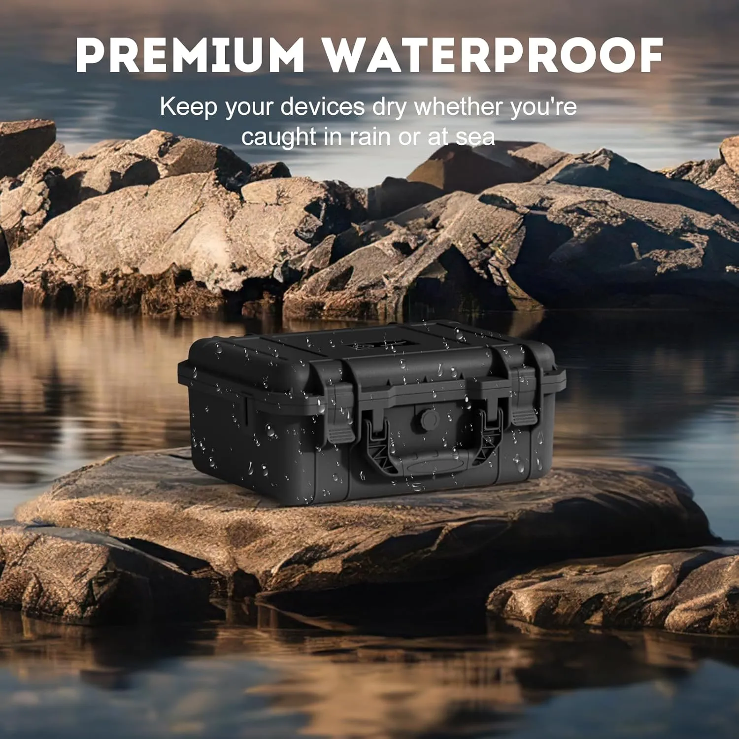 Starlink Mini Case, Carrying Travel Hard Case, Waterproof Protective Organizer Bag for Starlink Mini Accessories