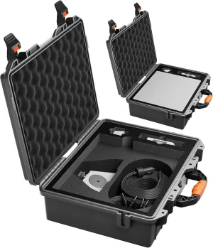 Starlink Mini Case, Starlink Mini Hard Waterproof Travel Case for With Molded Foam for Accessories, Lockable Storage Bag Grey