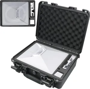 Starlink Mini Hard Case, Waterproof Starlink Case with High-density Molded Foam, Portable CarryCase for Storage Accessories, Ideal for Outdoor Use