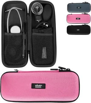 Stethoscope Case for Nurses - Hard Protective Equipment - Travel Holder Nursing School Essential - Fits 3M Littmann Classic III, Lightweight II S.E., Sphygmomanometer
