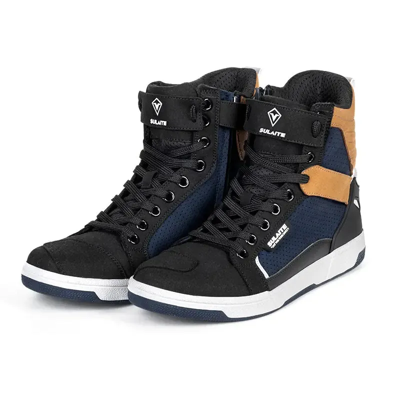 Summer Breathable Motorcycle Boots