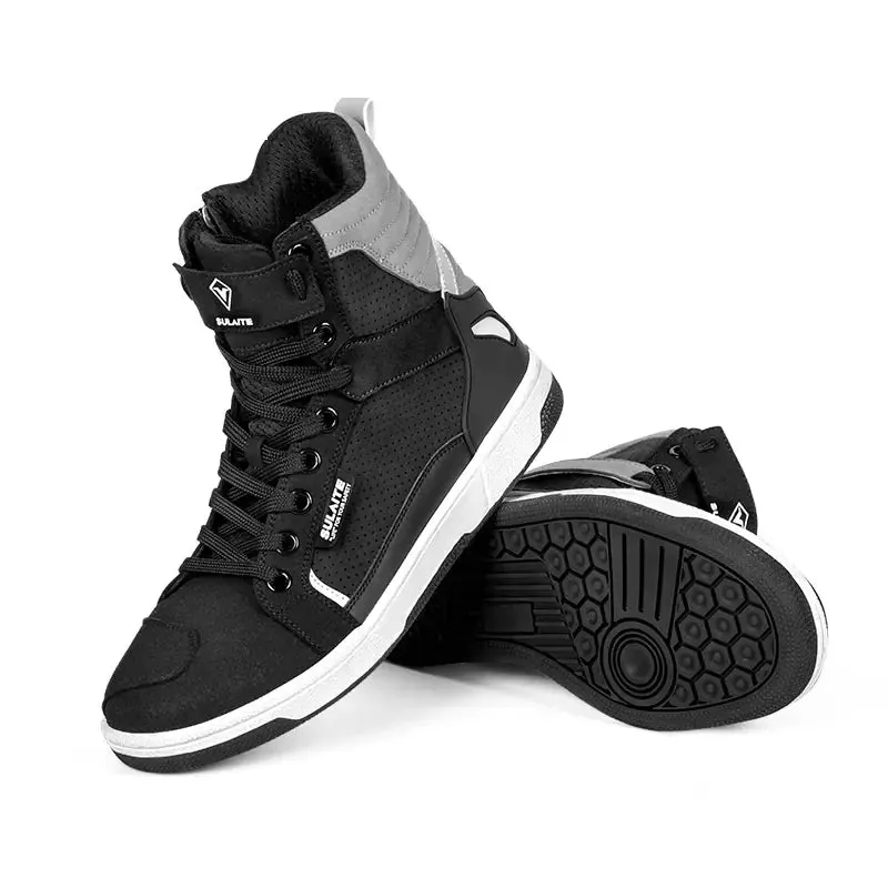 Summer Breathable Motorcycle Boots
