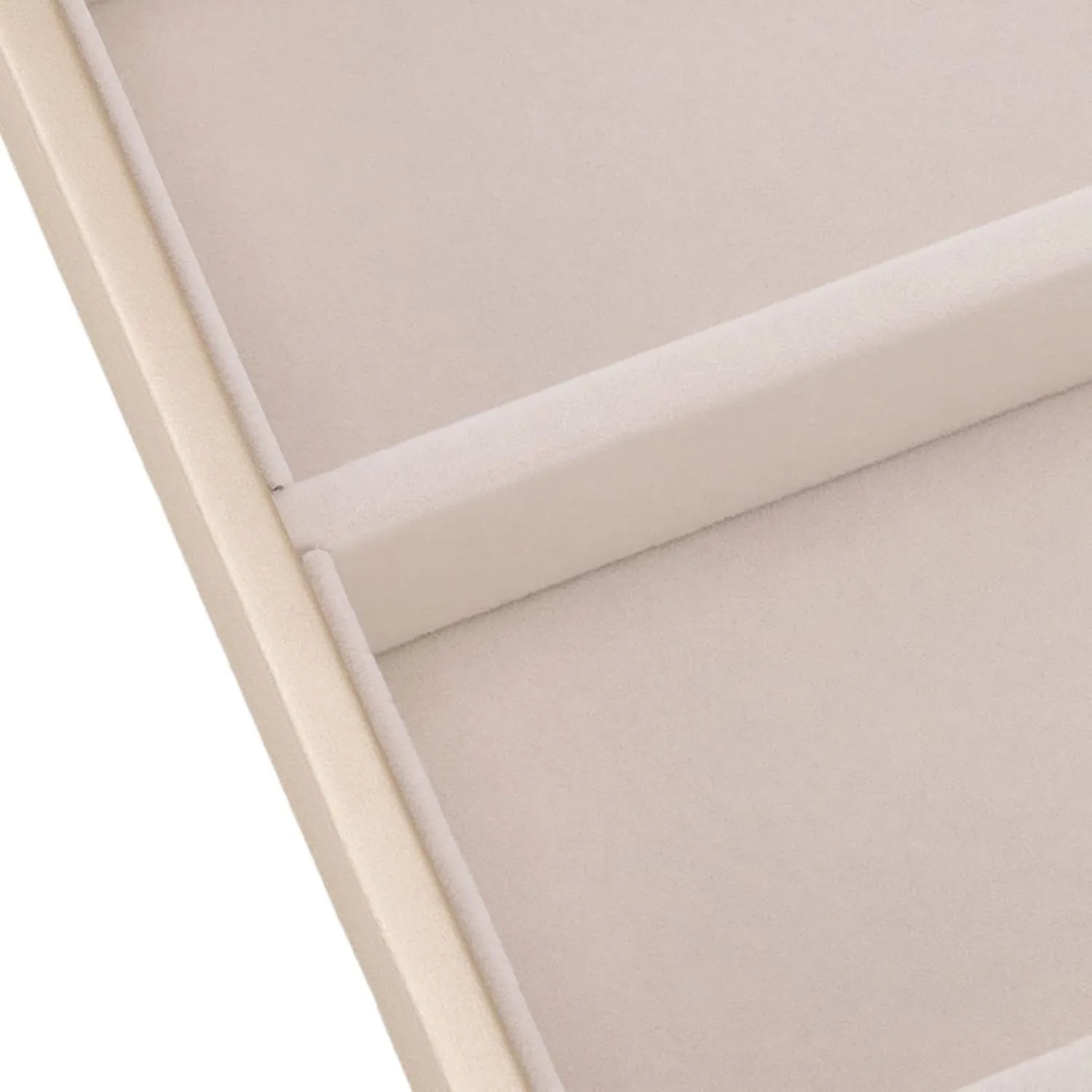 Sunglass Organizer, 5 Grid Sunglasses Box Velvet Glasses Organizer Eyeglass Eyewear Display Tray (Beige)