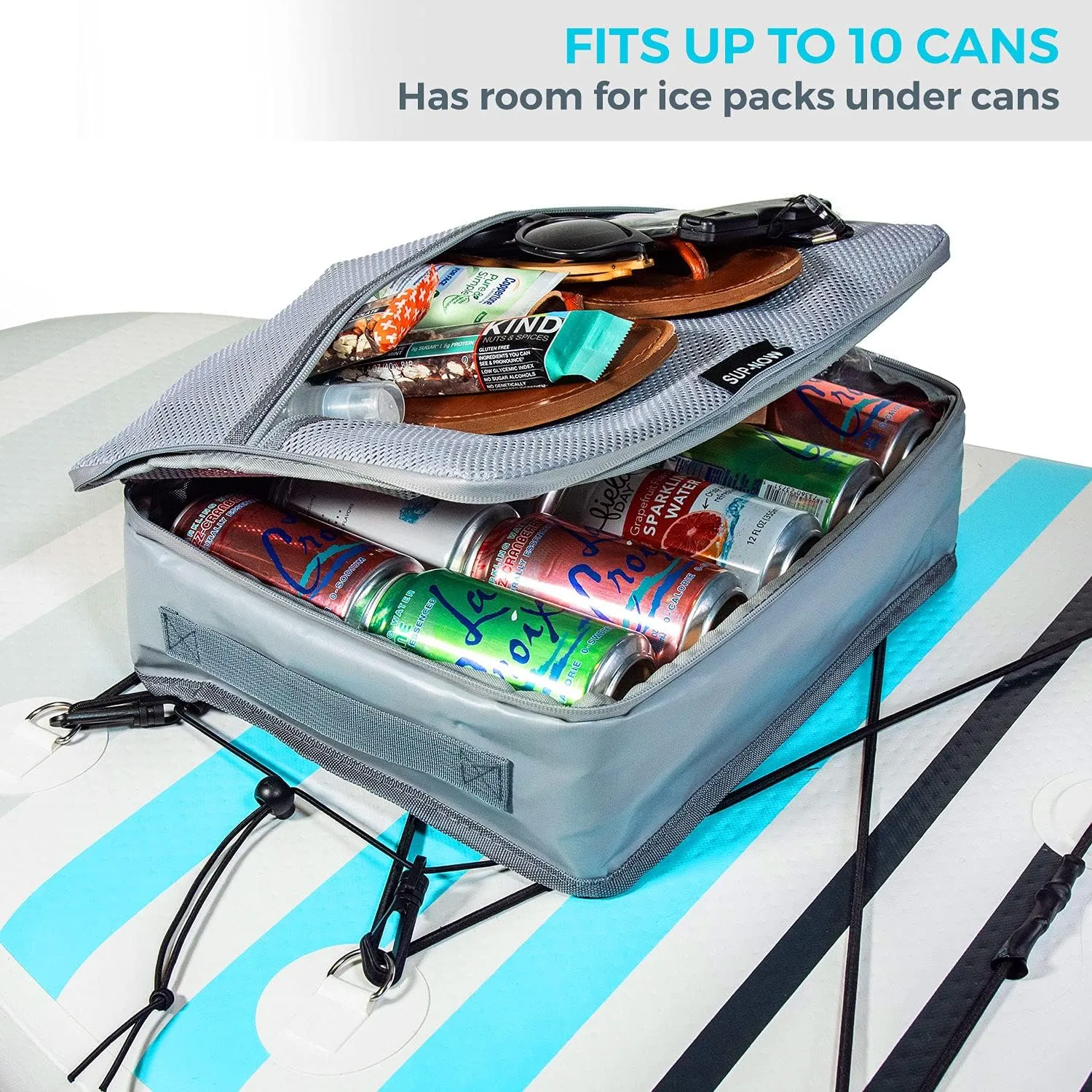 SUP-Now Paddle Board Accessories Cooler with Waterproof Phone Case – Essential SUP Accessories for Paddleboarding