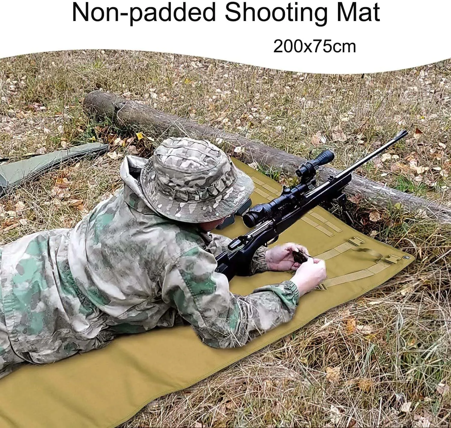 Tactical Shooting Mat Non-Slip Extra Large Shooting Mats Prone Padded Roll Up Hunting Camping Beach Mats Blanket