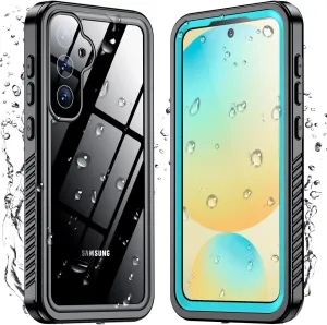 Temdan for Samsung Galaxy S24 FE Case Waterproof, [Military-Grade Drop Protection] [IP68 Underwater] Full Body Heavy Duty Rugged Shock-Proof Case for S24 FE 6.7''-Teal