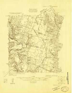 Temple 2 C TX topo map, 1:48000 Scale, 7.5 X 7.5 Minute, Historical, 1924, 18.8 x 14.5 in