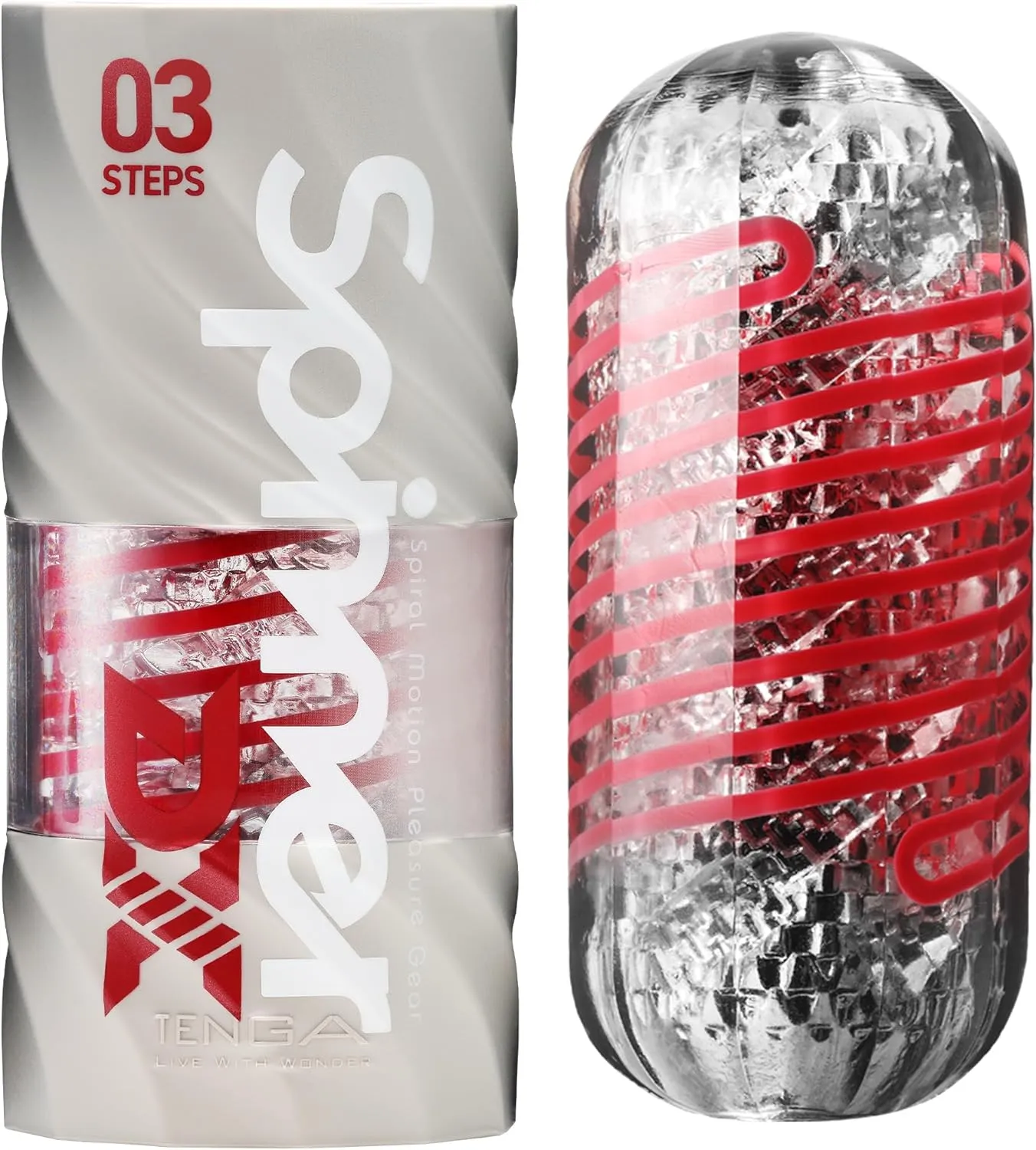 TENGA Spinner DX 03 Steps, Spiral Motion, Reusable, Waterproof Male Masturbator