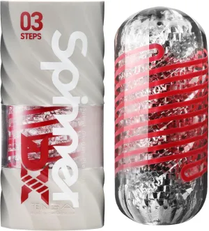 TENGA Spinner DX 03 Steps, Spiral Motion, Reusable, Waterproof Male Masturbator