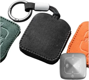 The Compatible For Extremely Krypton 001 Key Case ZEEKR 009 Car NFC Card Case Bag Turned Fur Key Case Buckle