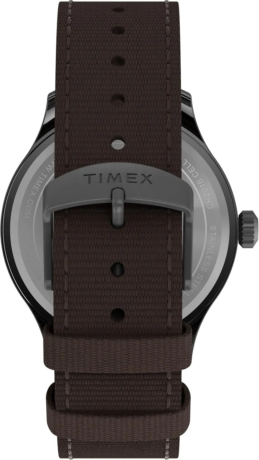 Timex Expedition Field Chronograph 43mm Men’s Analog Watch | INDIGLO Backlight | Durable Comfortable Adjustable Strap | Rugged Outdoor Watch | 100M Water Resistance
