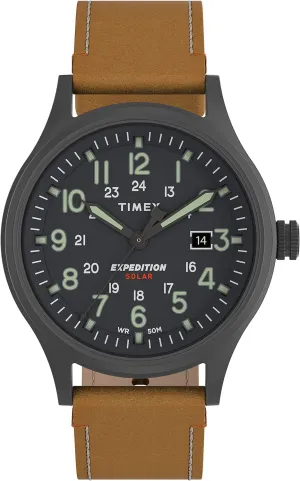 Timex Expedition Scout 40mm Men’s Analog Watch | INDIGLO Backlight and Luminous Hands | Durable Comfortable Adjustable Strap | 24 Hour Time | Rugged Outdoor Watch | 50M Water Resistance