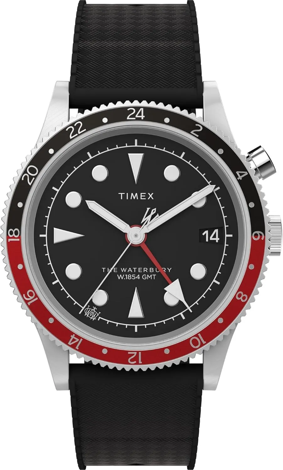 Timex Waterbury 39mm Men’s Analog Watch | Durable Stainless Steel Case | Day and Date Window | Durable Design | 100M Water Resistance