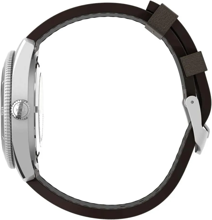 Timex Waterbury 39mm Men’s Analog Watch | Durable Stainless Steel Case | Day and Date Window | Durable Design | 100M Water Resistance