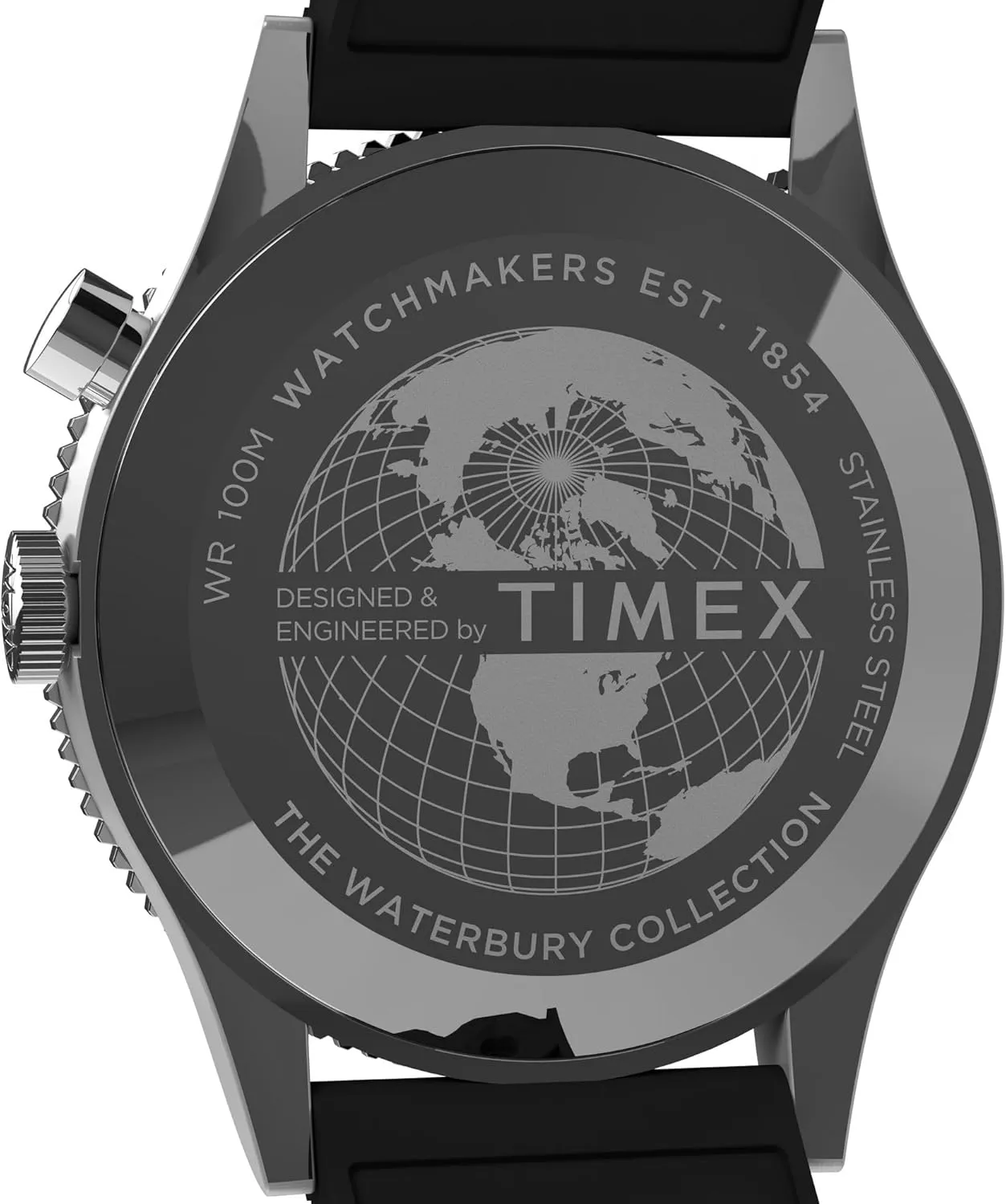 Timex Waterbury 39mm Men’s Analog Watch | Durable Stainless Steel Case | Day and Date Window | Durable Design | 100M Water Resistance