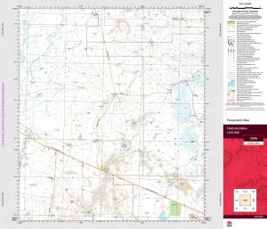 Tinchelooka 7838 Topographic Map 1:100k
