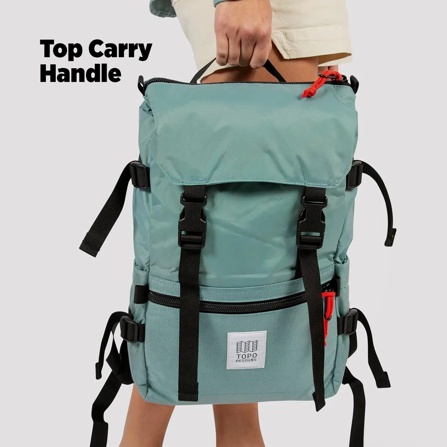 Topo Designs Rover Pack Classic - Coral/peppercorn - One Size