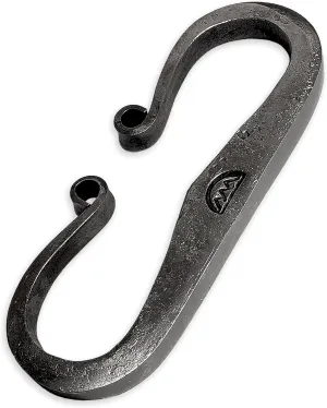 Traditional Flint & Steel Striker - Forged High Carbon Steel - Primitive Bushcraft Firestarting Tool - Essential Piece for a Primitive Fire Making Kit