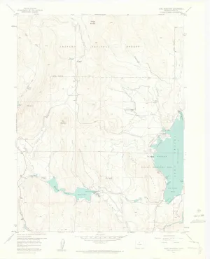 Trail Mountain CO topo map, 1:24000 Scale, 7.5 X 7.5 Minute, Historical, 1957, Updated 1963, 27.2 x 22.1 in
