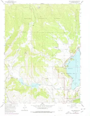 Trail Mountain CO topo map, 1:24000 Scale, 7.5 X 7.5 Minute, Historical, 1957, Updated 1978, 26.9 x 22.2 in
