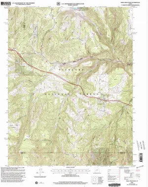 Trail Mountain UT topo map, 1:24000 Scale, 7.5 X 7.5 Minute, Historical, 2001, Updated 2003, 26.7 x 21.8 in