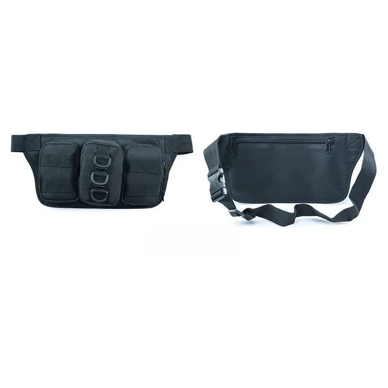 TrailVault™ Tactical Organizer Pouch – 500D Oxford EDC Sling/Waist Bag