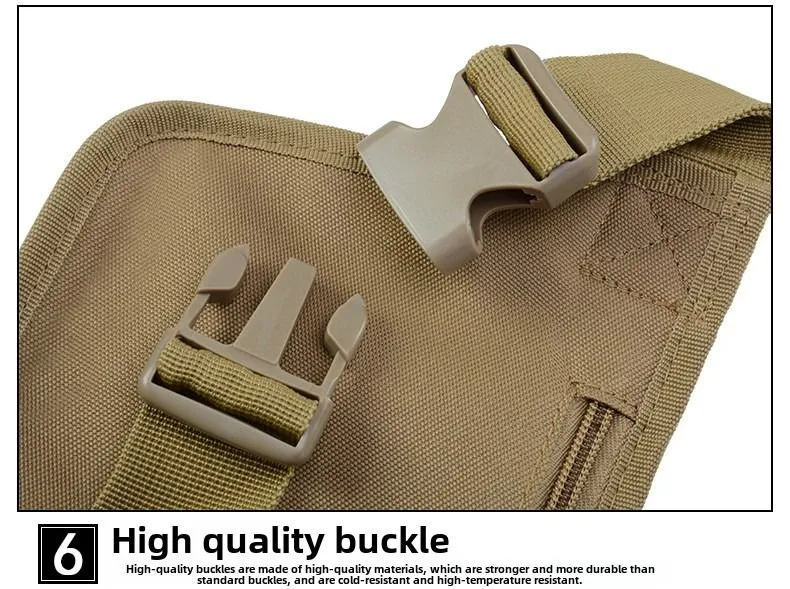 TrailVault™ Tactical Organizer Pouch – 500D Oxford EDC Sling/Waist Bag