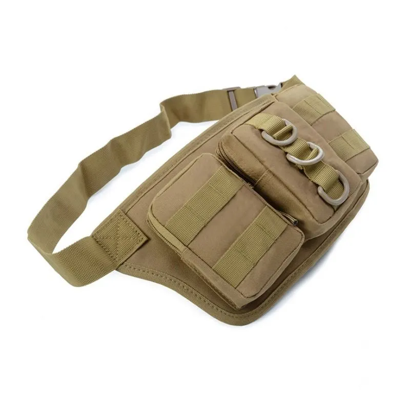 TrailVault™ Tactical Organizer Pouch – 500D Oxford EDC Sling/Waist Bag