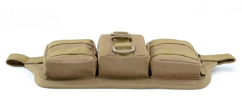 TrailVault™ Tactical Organizer Pouch – 500D Oxford EDC Sling/Waist Bag