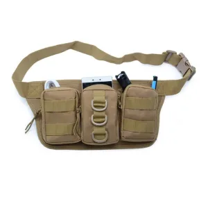 TrailVault™ Tactical Organizer Pouch – 500D Oxford EDC Sling/Waist Bag