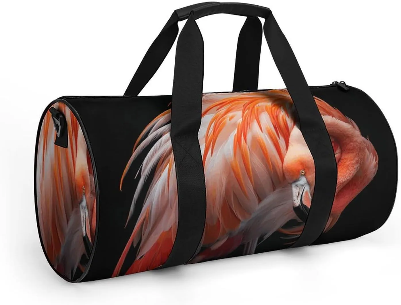 Travel Duffel Bag for Men And Women,Flamingo Lowers Its Head Waterproof Sports Fitness Bag Portable Travel Duffel Bag