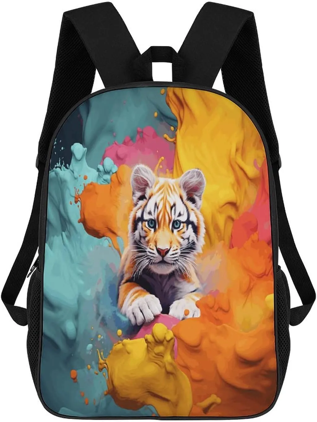 Travel Laptop Backpack Slim Durable Lightweight Back Pack Cute Color Animation Small Backpack For Women Men