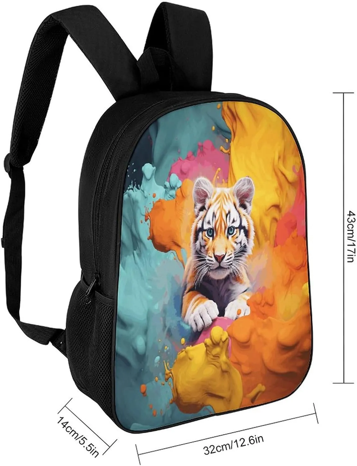 Travel Laptop Backpack Slim Durable Lightweight Back Pack Cute Color Animation Small Backpack For Women Men