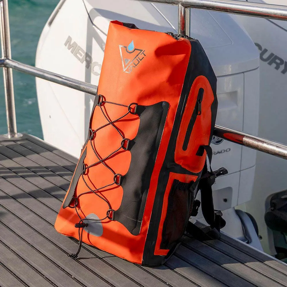 Triton Dry Bag Backpack (Sunset Orange)