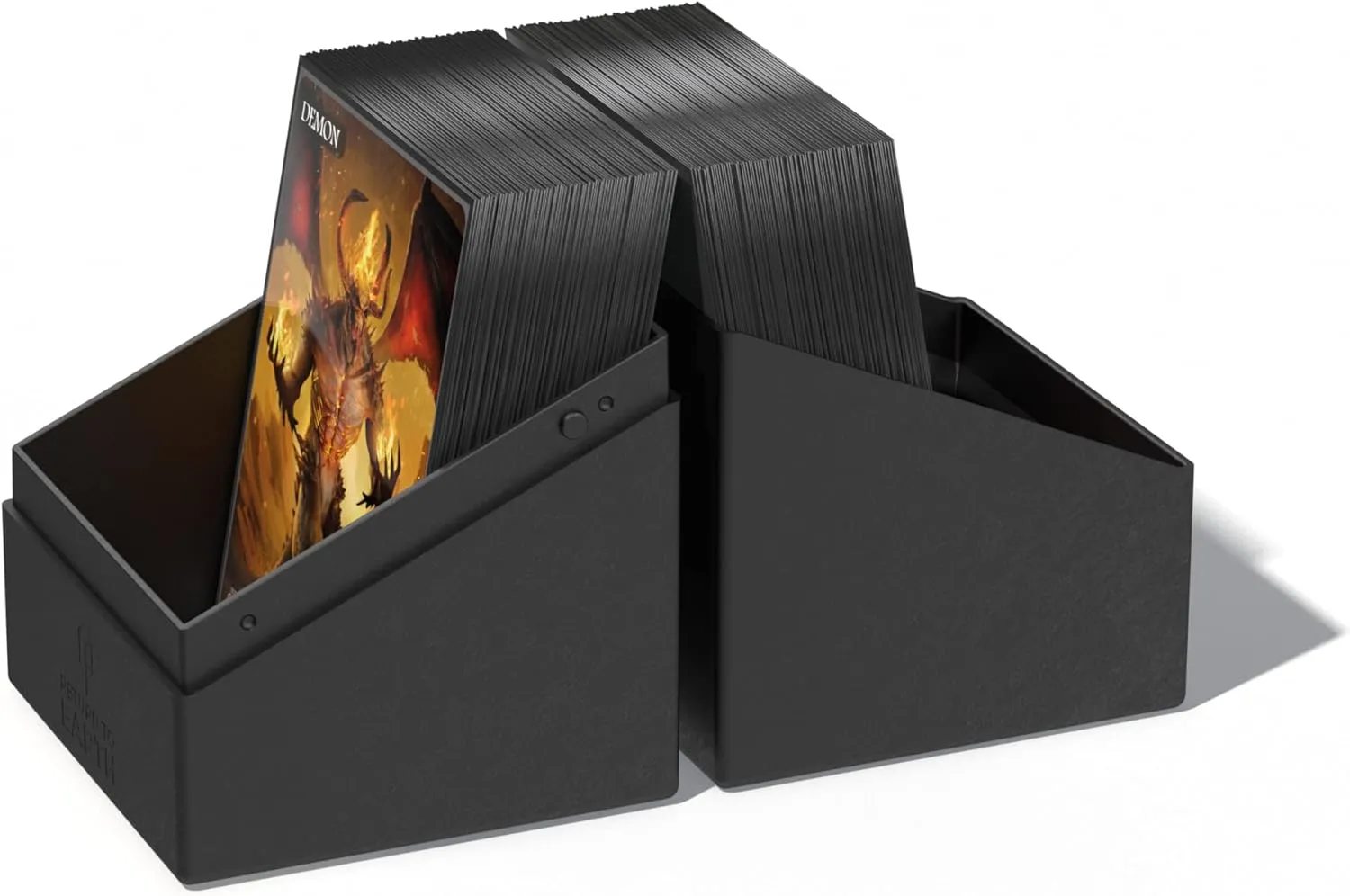 Ultimate Guard RTE Boulder 100 , Deck Case for 100 Double-Sleeved TCG Cards, Black, 97% Renewable, Made in Germany, Secure & Durable Storage